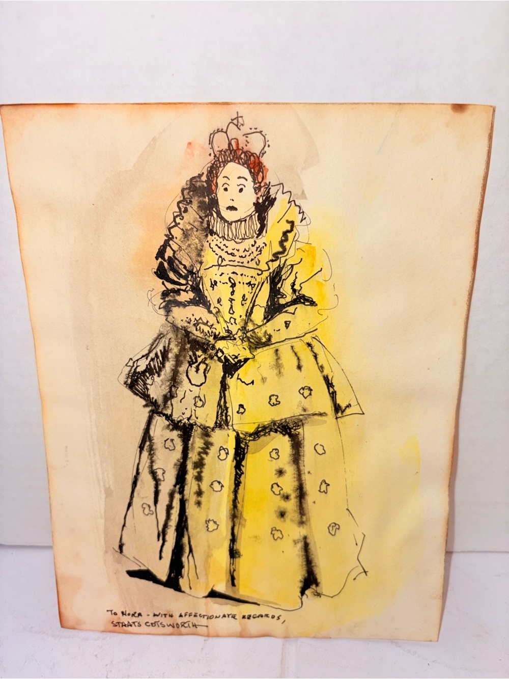 Signed Staats Cotsworth Drawing Art